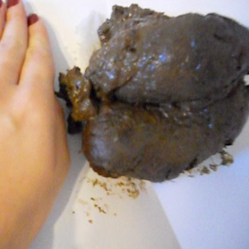 Big+Poop+in+Toilet TheNewGirlsPooping.Com A black girl takes a hard, knobby shit and ...